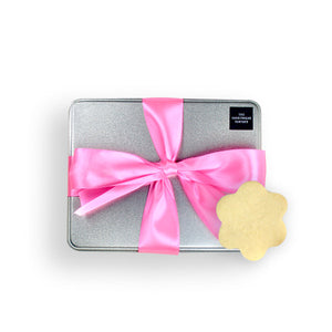 Luxury Flower Shortbread Gift Tin - Pink  - The Shortbread Company