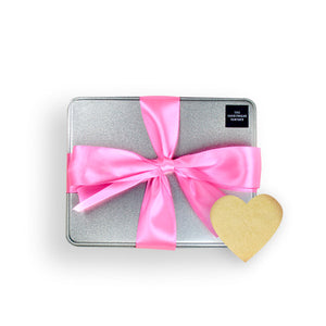 Luxury Heart Shortbread Gift Tin - Pink  - The Shortbread Company